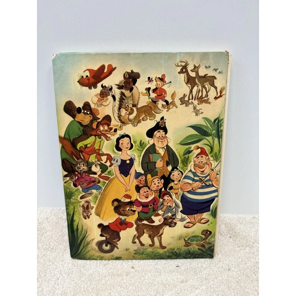 Walt Disney's Treasury 21 Best-Loved Stories Golden Press 1953 Giant Golden Book